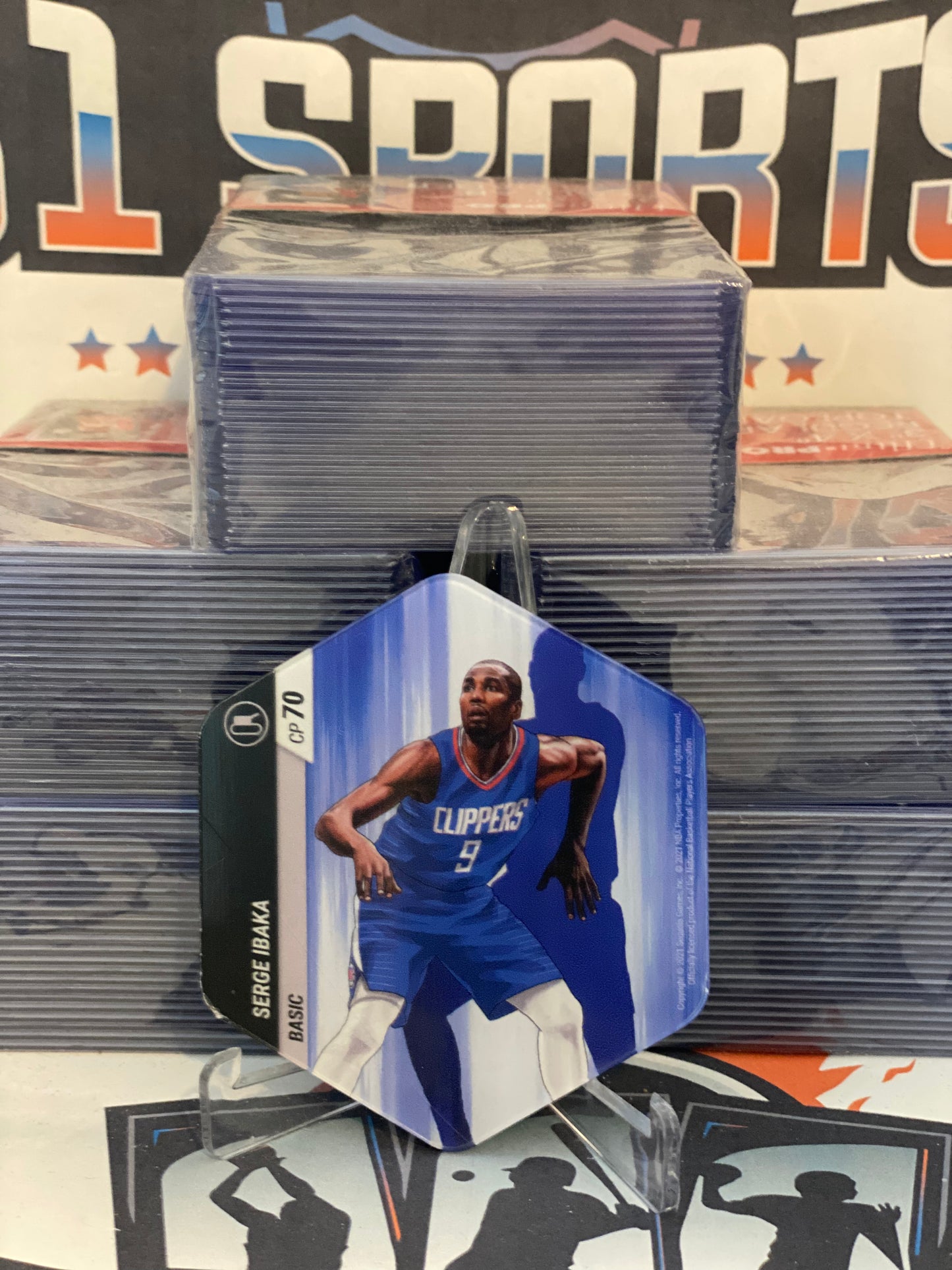 2023 NBA Flex (Hexagon Game Piece) Serge Ibaka #NNO