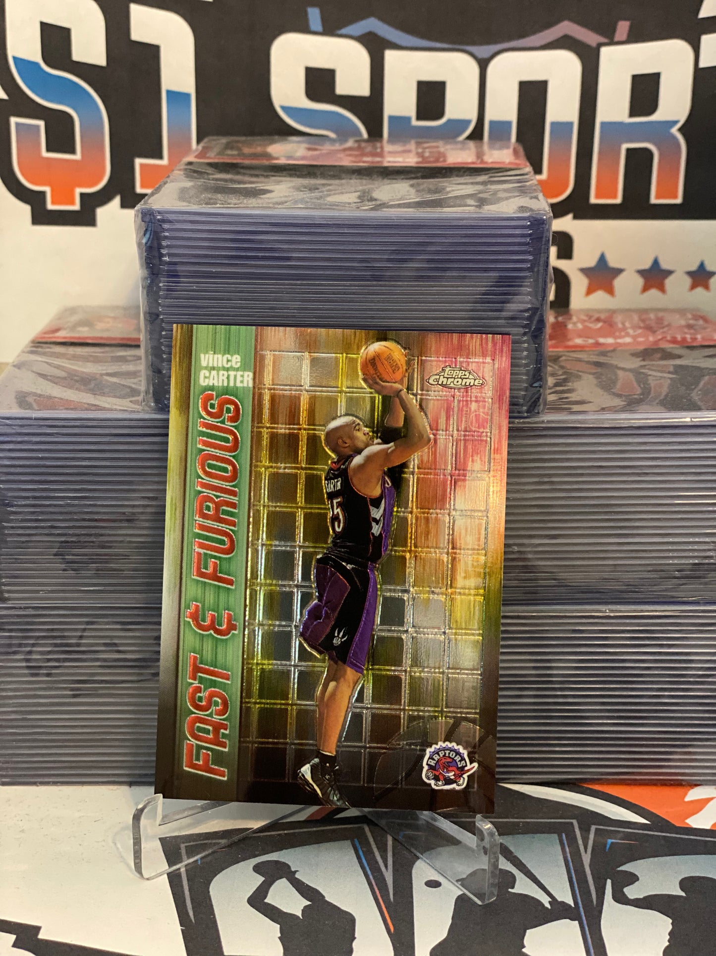 2001 Topps Chrome (Fast & Furious) Vince Carter #FF04