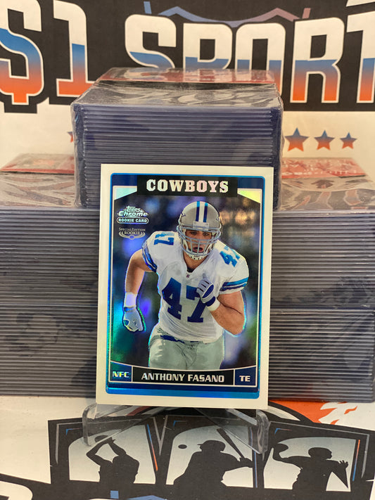 2006 Topps Chrome (Refractor) Anthony Fasano Rookie #249