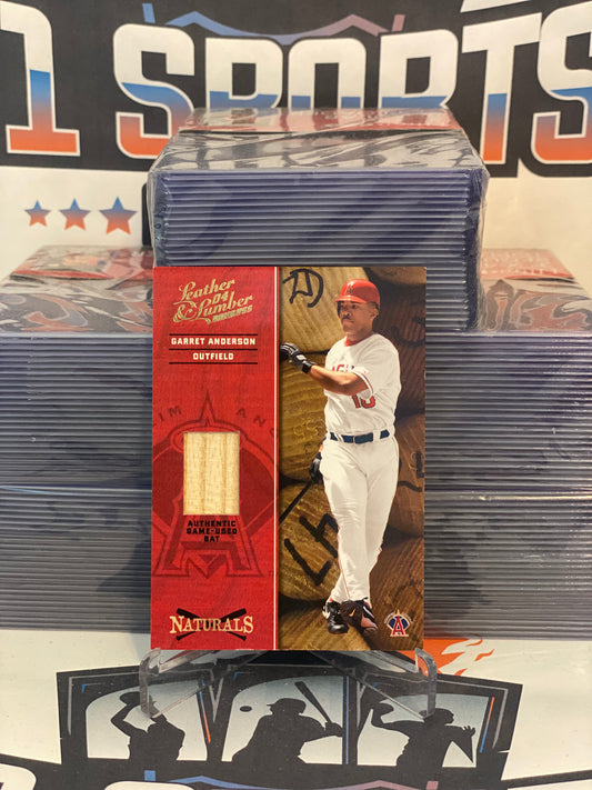 2004 Donruss (Leather & Lumber Relic 080/250) Garret Anderson #N-2