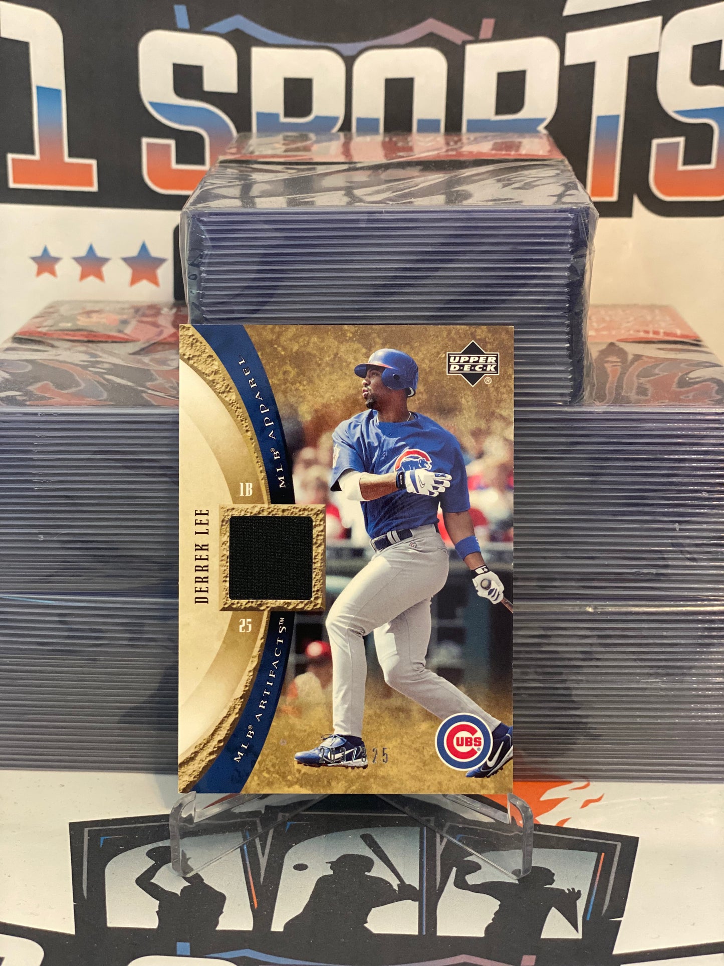 2005 Upper Deck (MLB Artifacts Relic 203/325) Derrek Lee #MLB-DL
