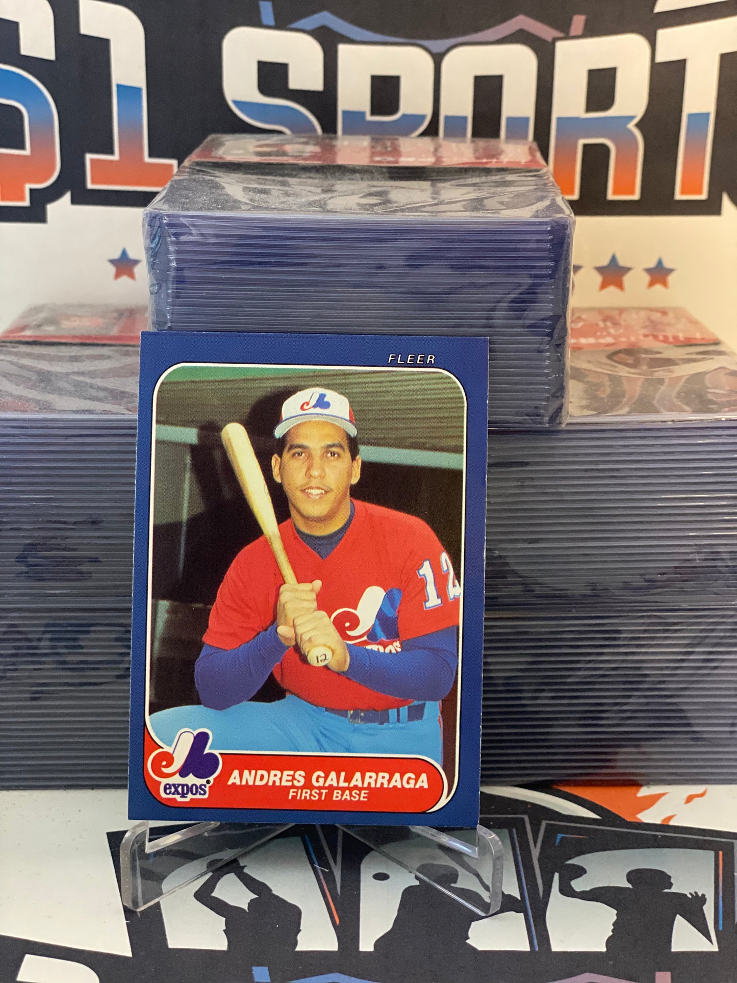 1986 Fleer Update Andres Galarraga Rookie #U-44