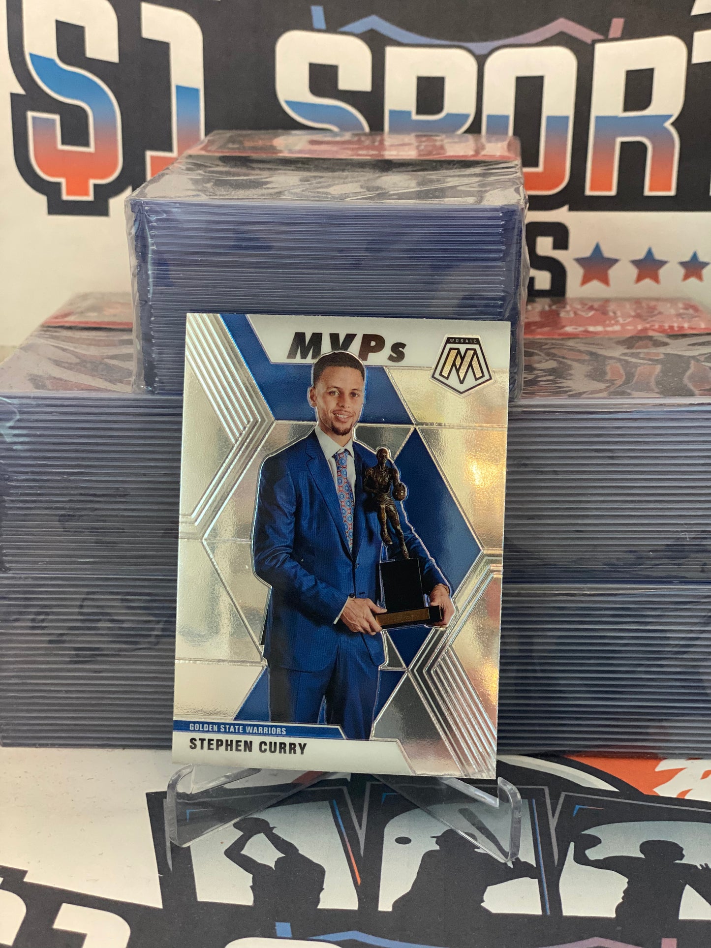 2019 Panini Mosaic (MVP) Stephen Curry #299