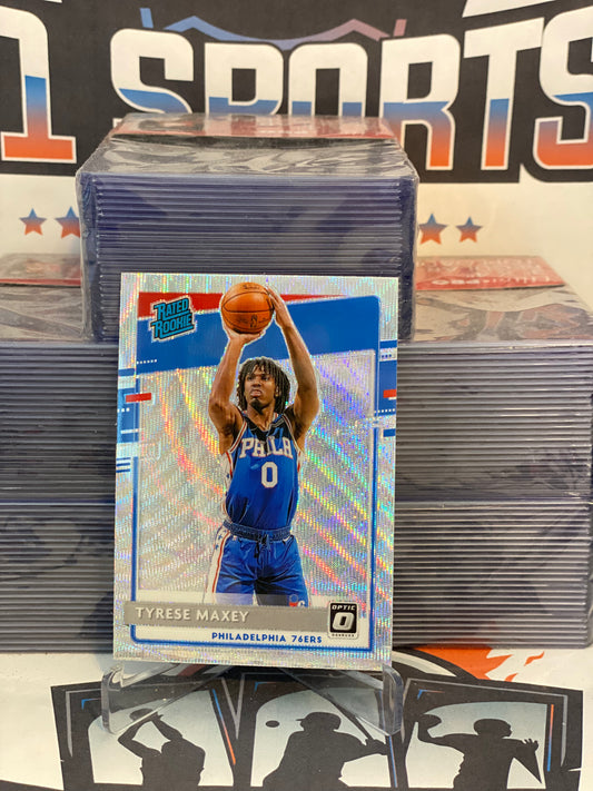 2020 Donruss Optic (Fanatics Prizm, Rated Rookie) Tyrese Maxey #171