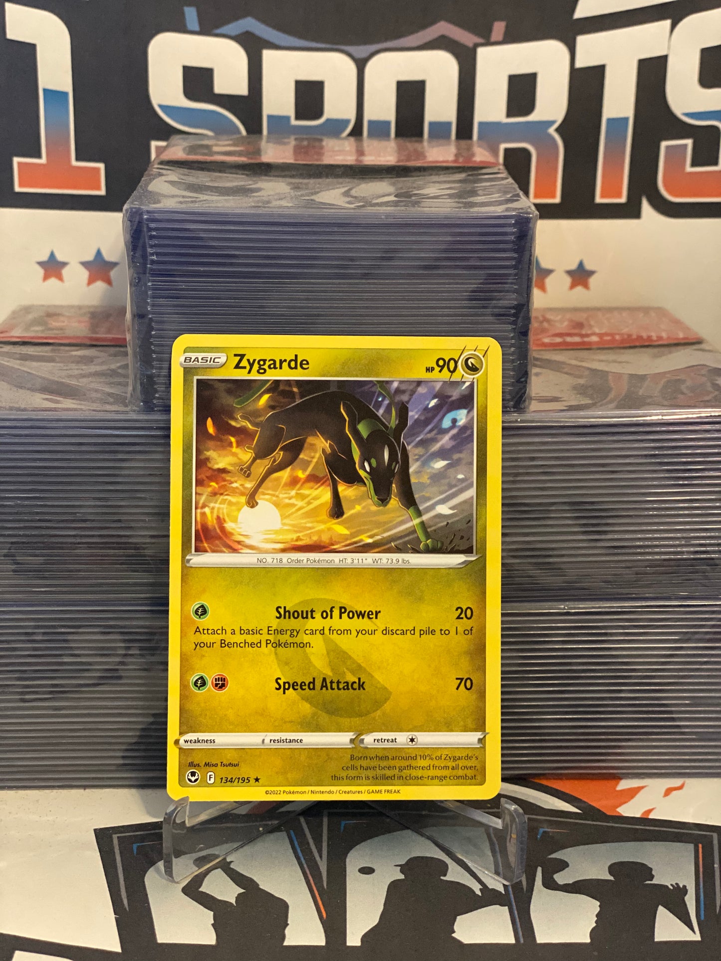 Pokemon TCG: Silver Tempest - Zygarde (Rare) #134