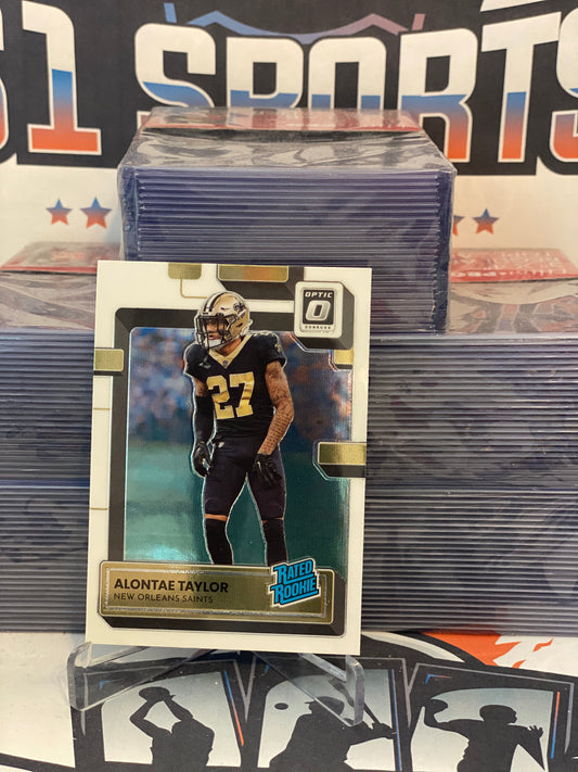 2022 Donruss Optic (Rated Rookie) Alontae Taylor #300