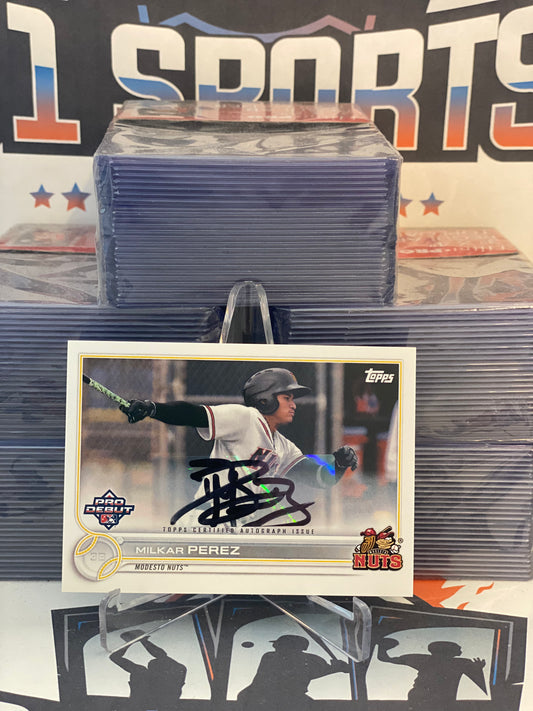 2022 Topps Pro Debut (Auto) Milkar Perez #PD-140