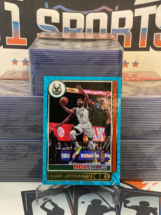 2021 NBA Hoops (Teal Explosion) Giannis Antetokounmpo #103
