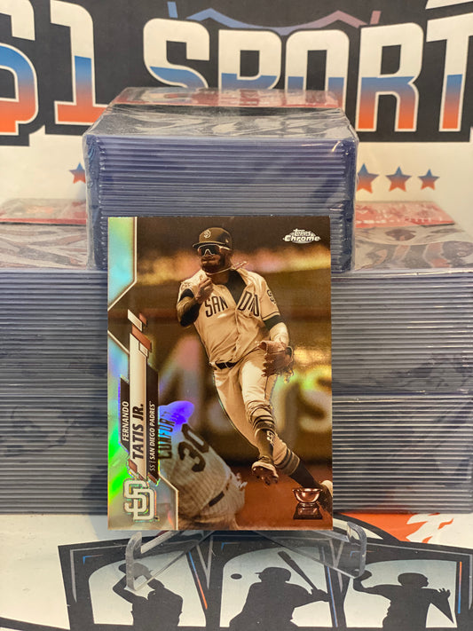 2020 Topps Chrome (Sepia Refractor, Rookie Cup) Fernando Tatis Jr. #84