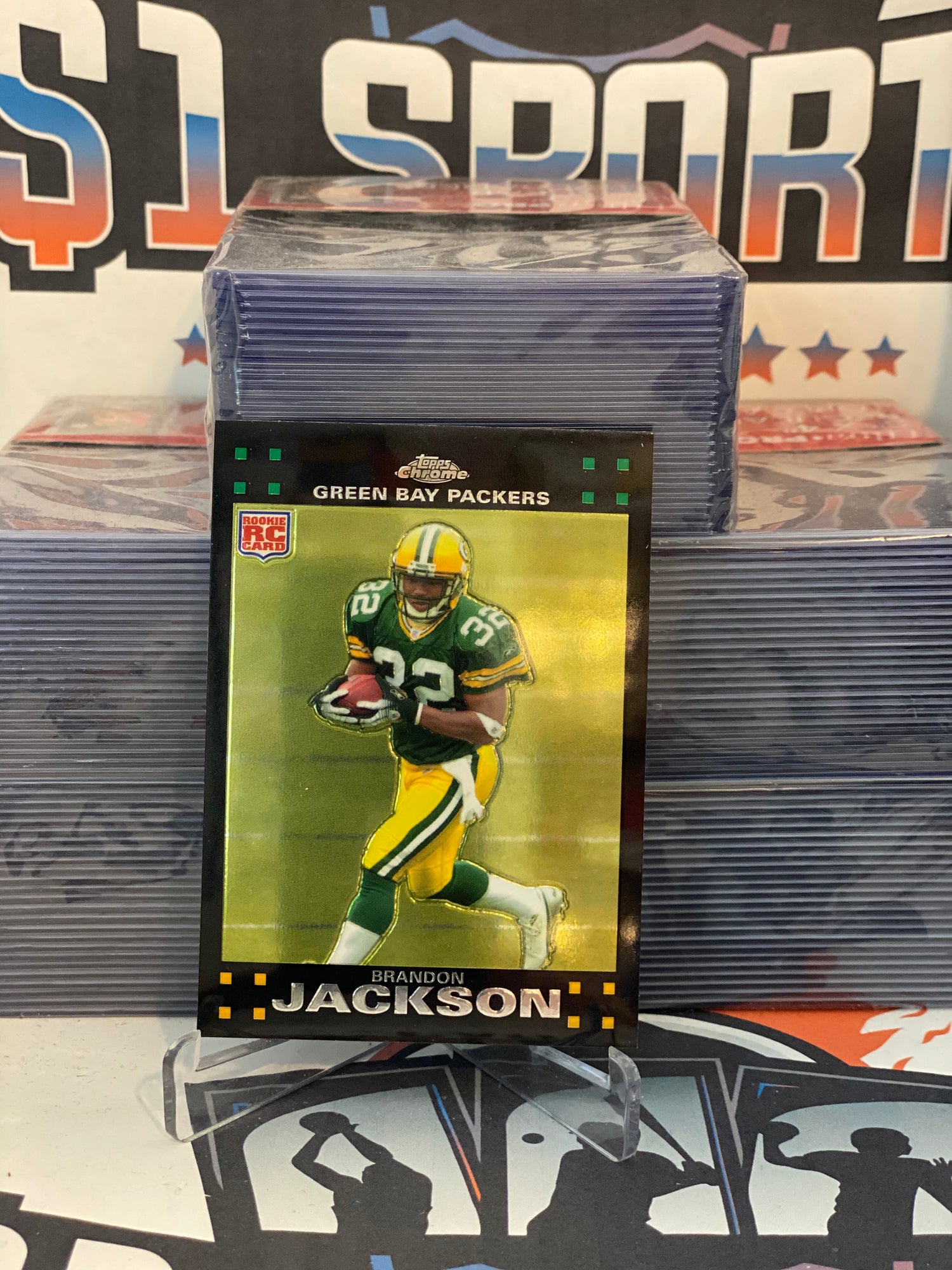 2007 Topps Chrome Brandon Jackson Rookie #TC183