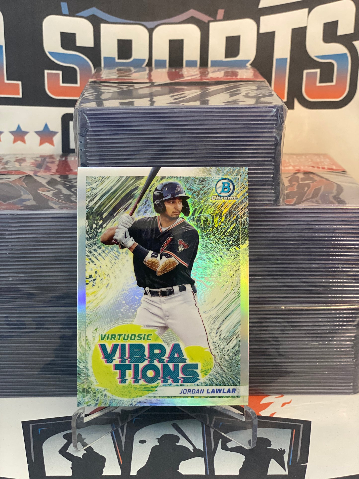 2022 Bowman Chrome (Virtuosic Vibrations) Jordan Lawler #VV-16