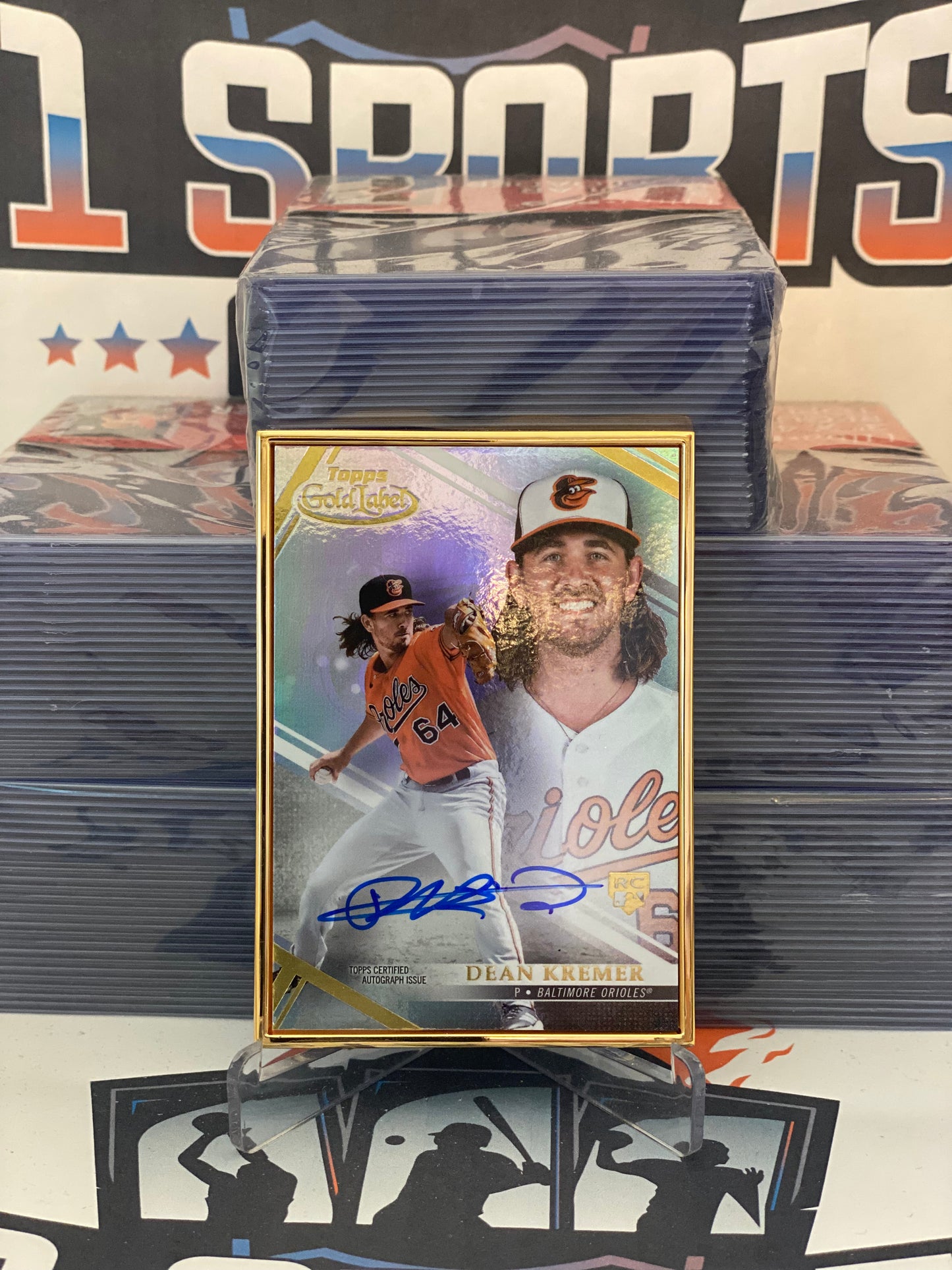 2021 Topps Gold Label (Auto) Dean Kremer Rookie #FA-DK – $1 Sports Cards
