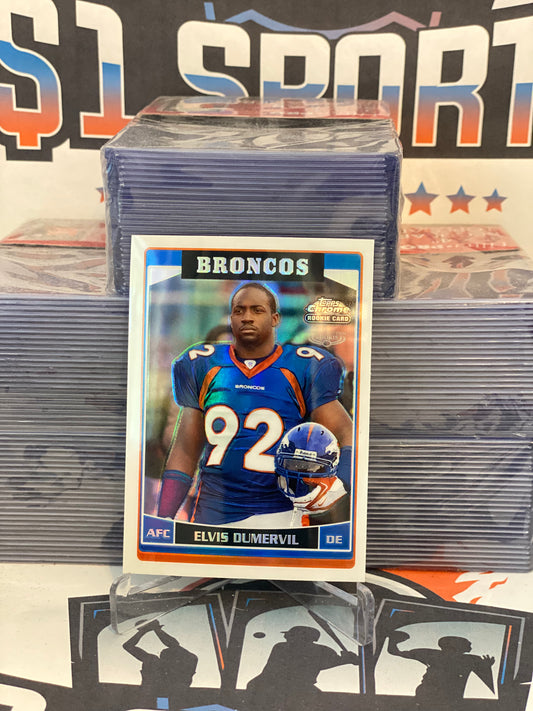 2006 Topps Chrome (Refractor) Elvis Dumervil #173