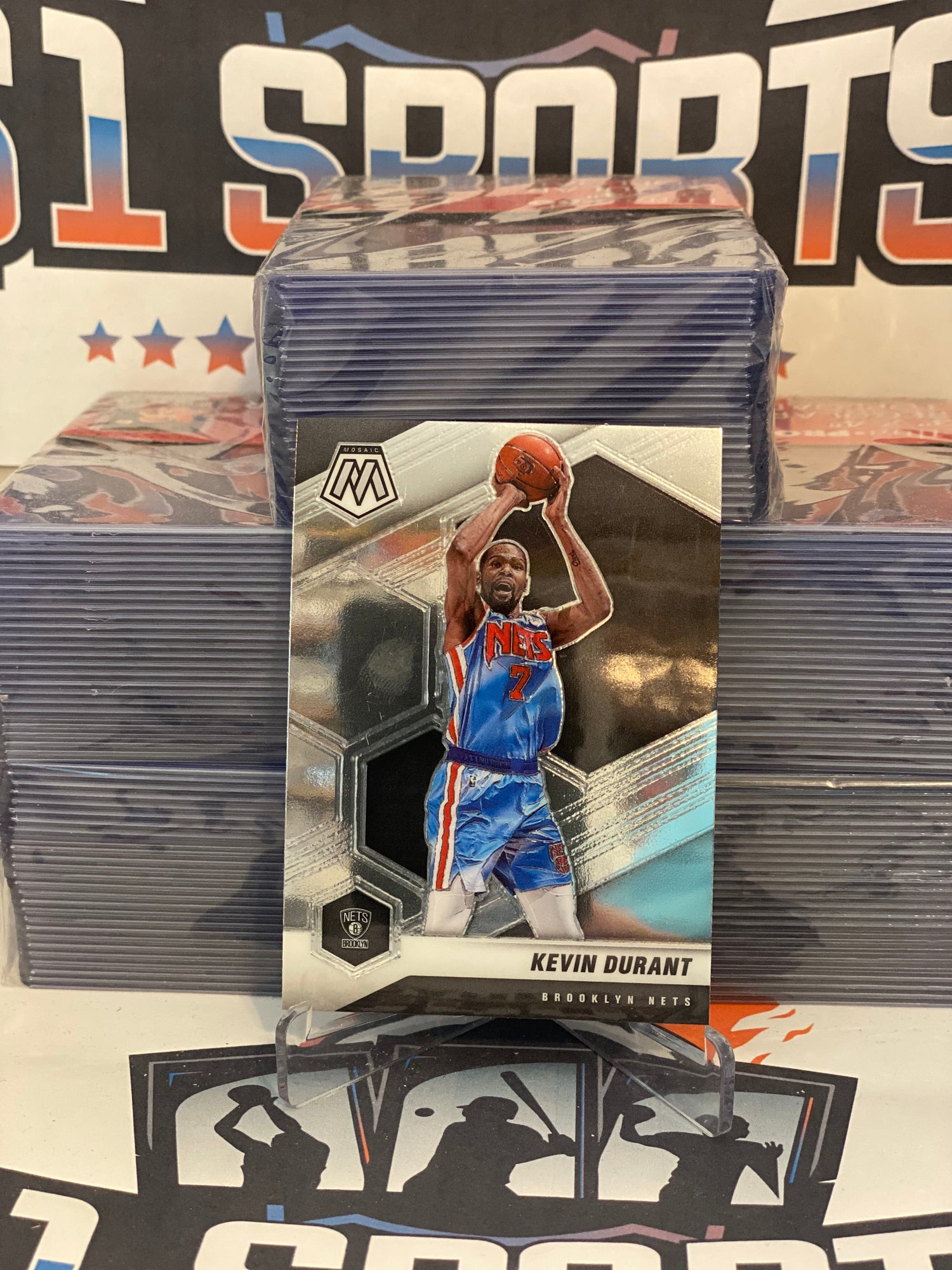 2019 Panini Mosaic Kevin Durant #7