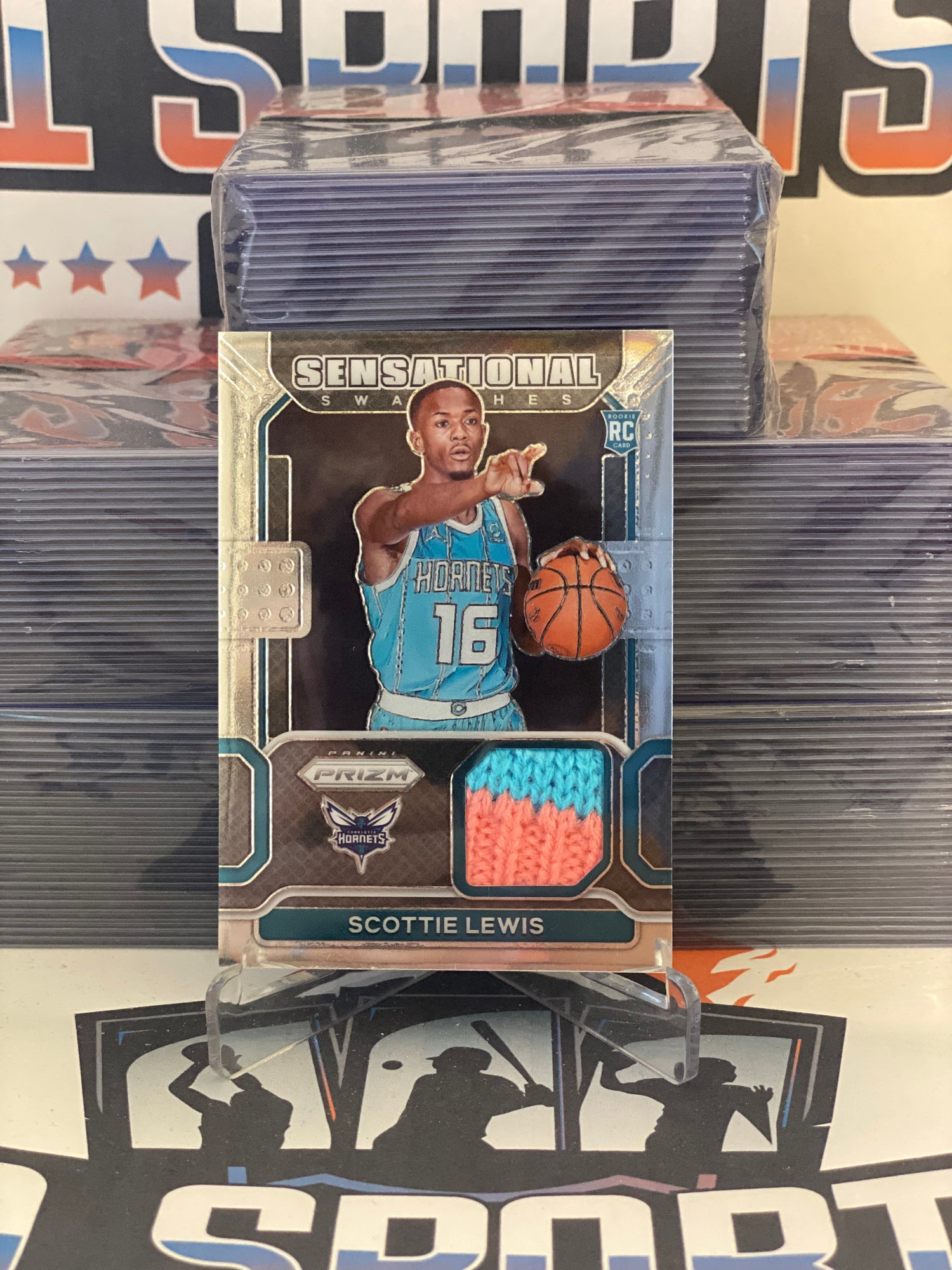 2021 Panini Prizm (Sensational Swatches Relic) Scottie Lewis Rookie #SW-SLW