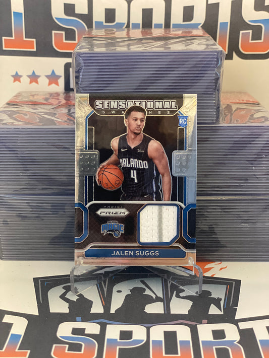 2021 Panini Prizm (Sensational Swatches Relic) Jalen Suggs Rookie #SW-JSU