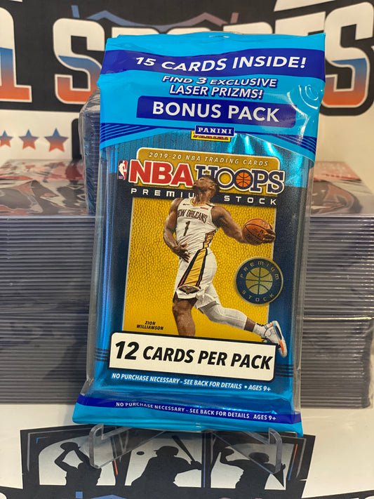 2019-20 NBA Hoops Premium Stock Basketball Cello Multi-Pack