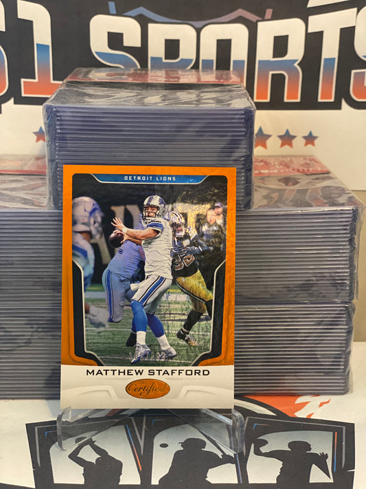 2017 Panini Certified (Orange 109/299) Matthew Stafford #18
