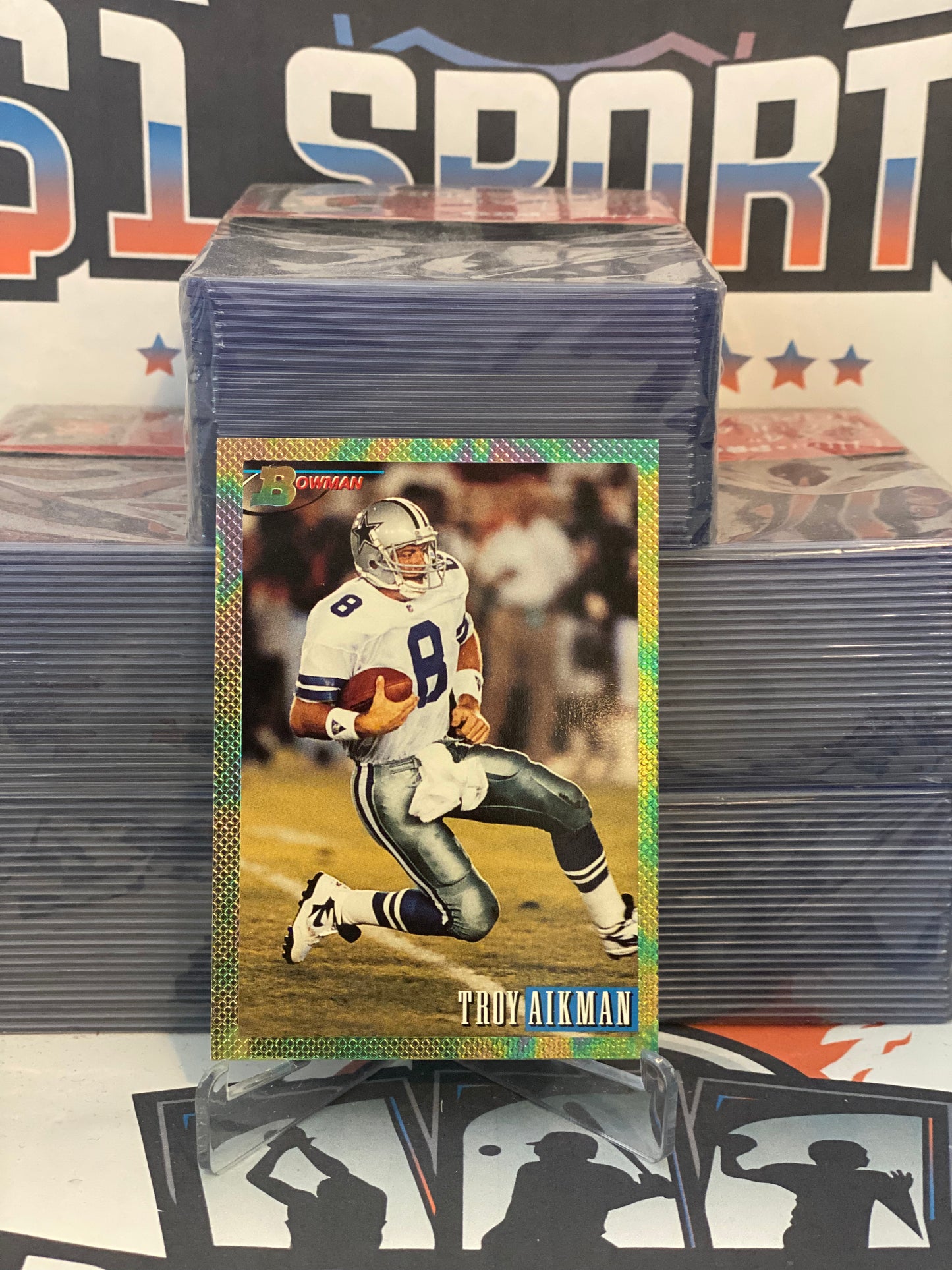 1993 Bowman (Rainbow) Troy Aikman #1
