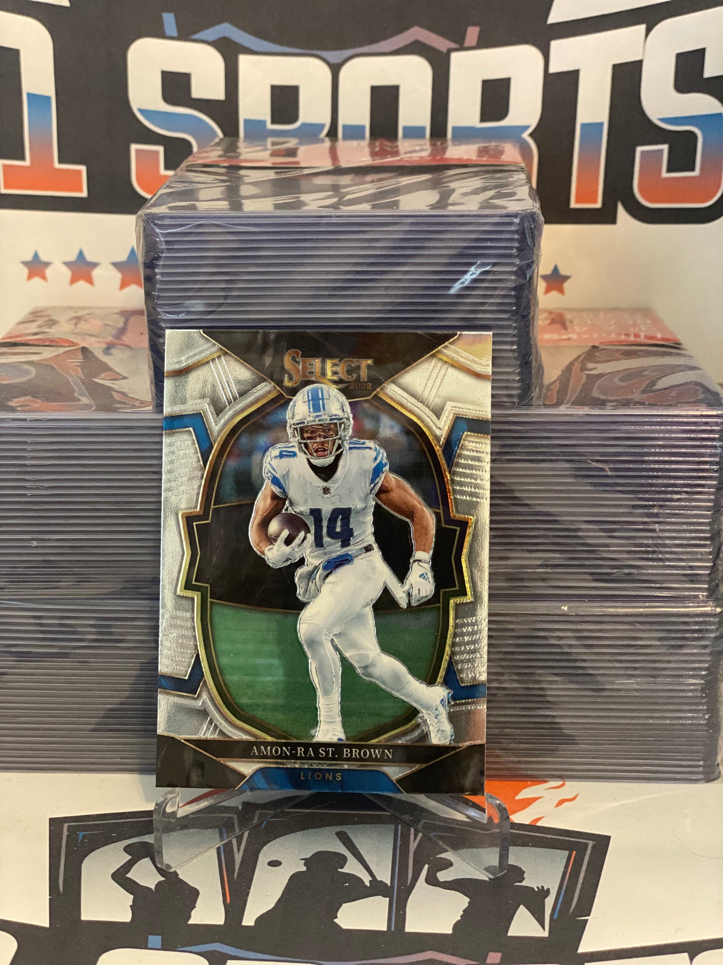 2022 Panini Select Amon-Ra St. Brown #58