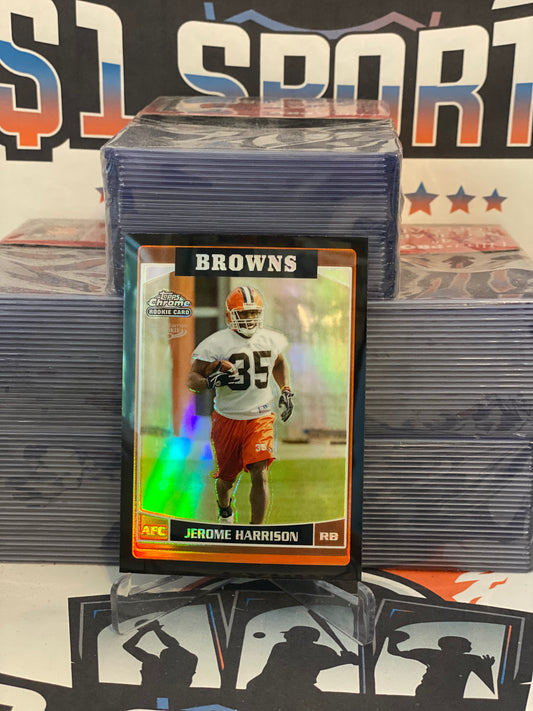 2006 Topps Chrome (Black Refractor 127/199) Jerome Harrison Rookie #245