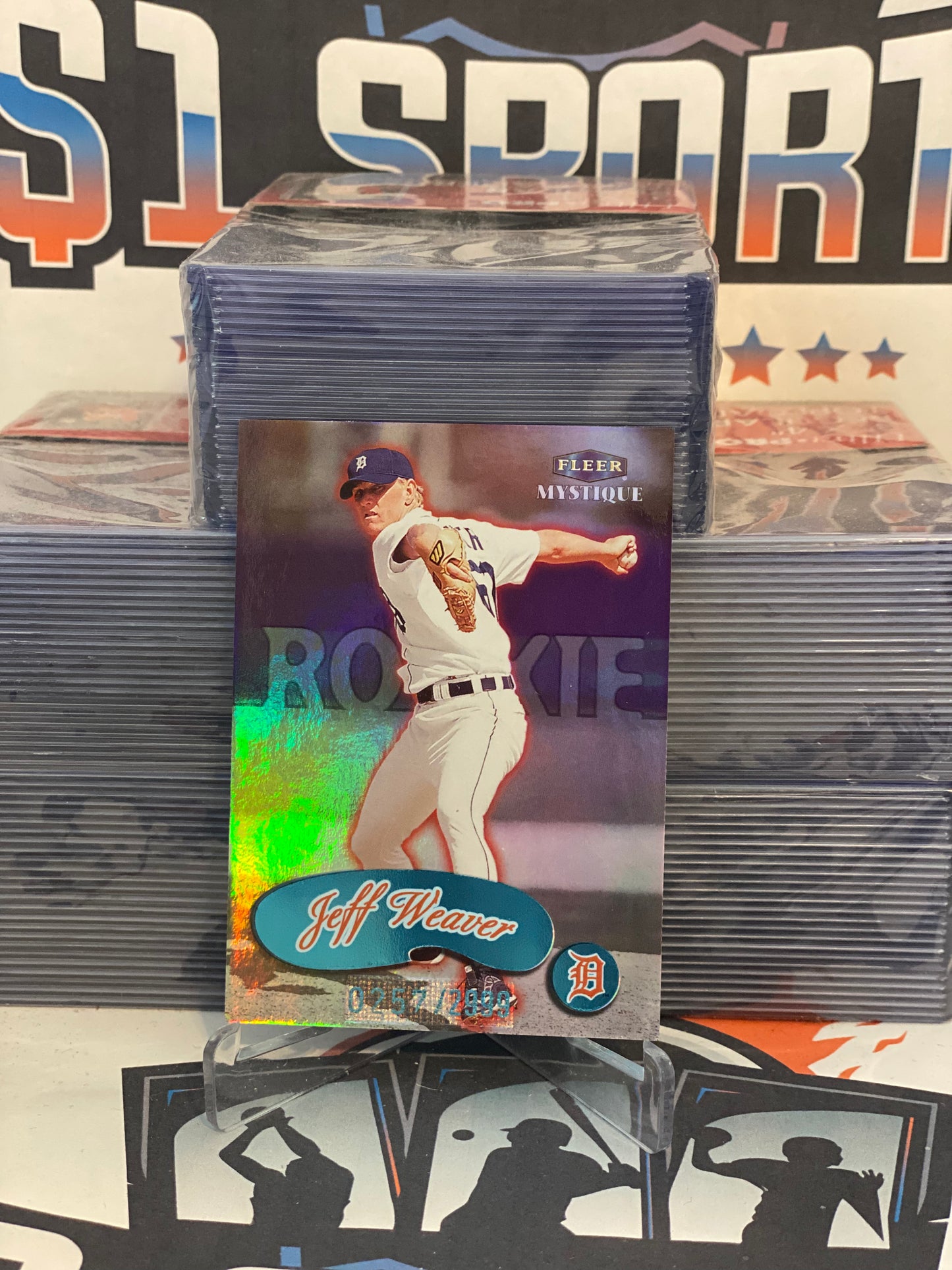 1999 Fleer Tradition (0257/2999) Jeff Weaver Rookie #142