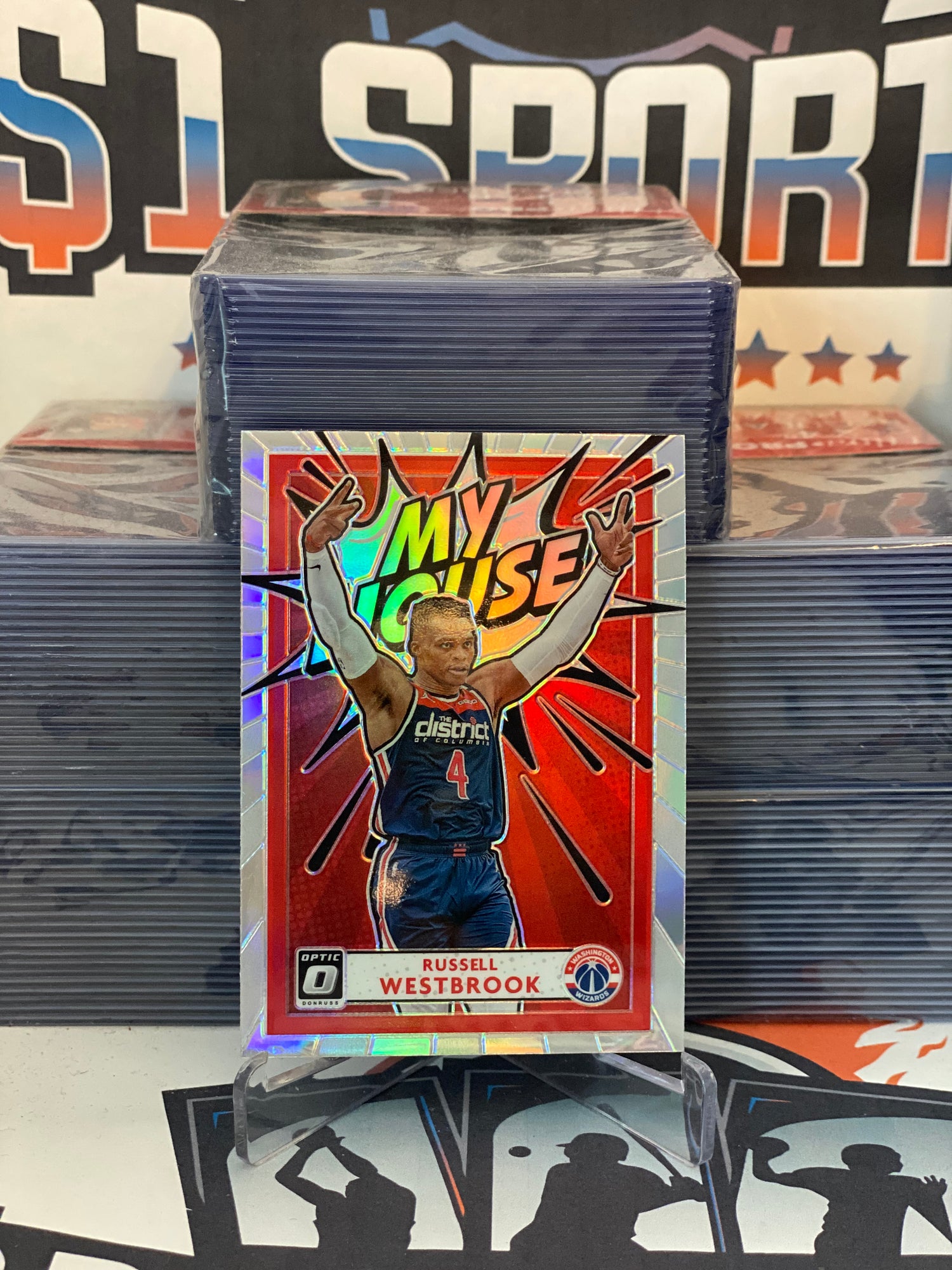 2020 Donruss Optic (Silver Prizm, My House!) Russell Westbrook #14