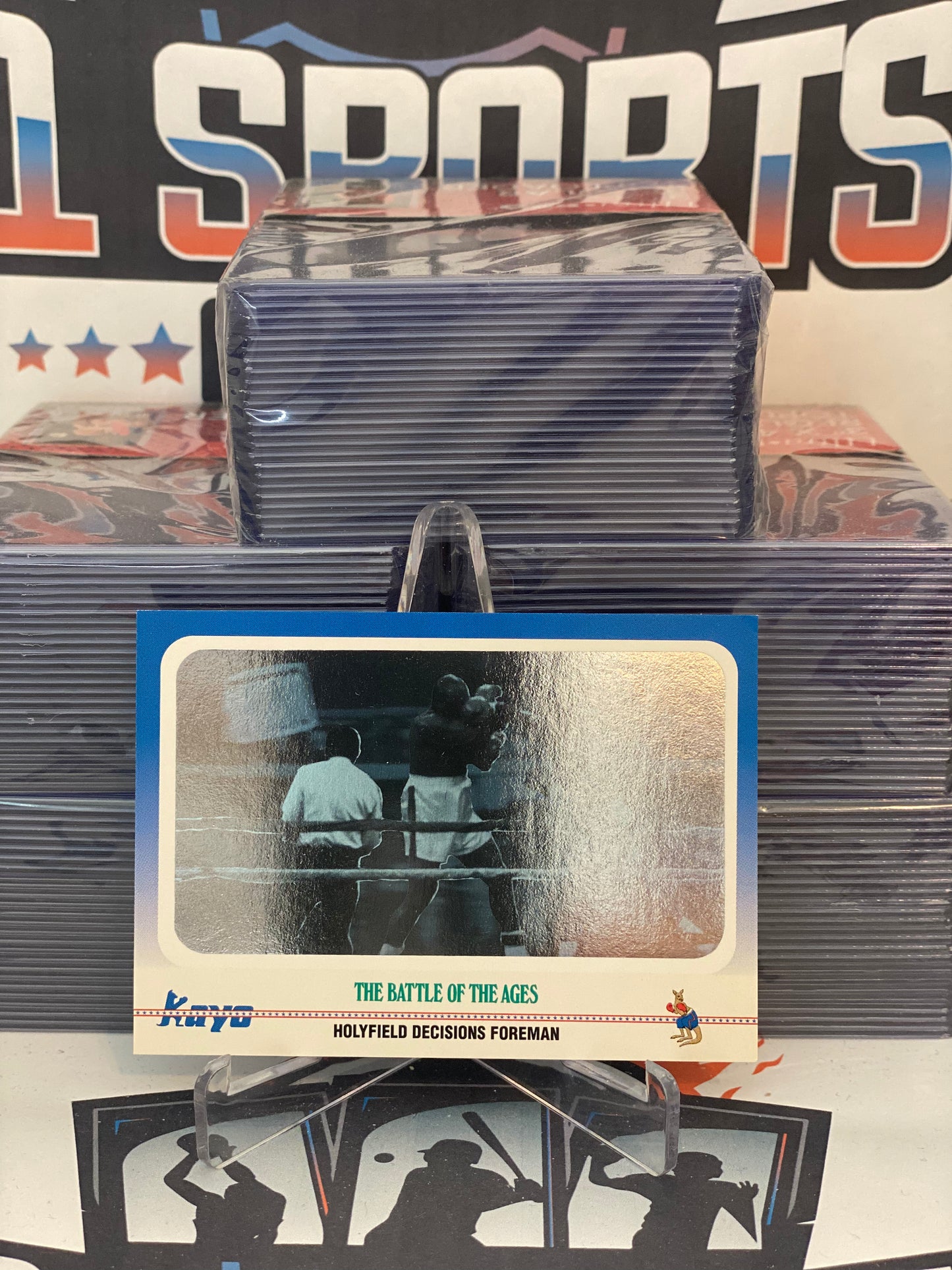 1991 Kayo (Holo, The Battle for the Ages) George Foreman & Evander Holyfield #100