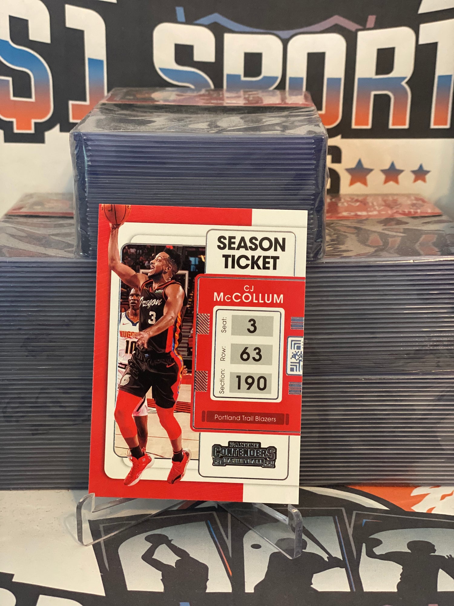 2021 Panini Contenders CJ McCollum #39