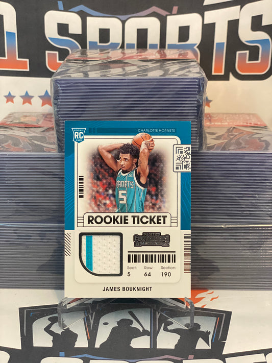 2021 Panini Contenders (Rookie Ticket Relic) James Bouknight #RTS-JBO