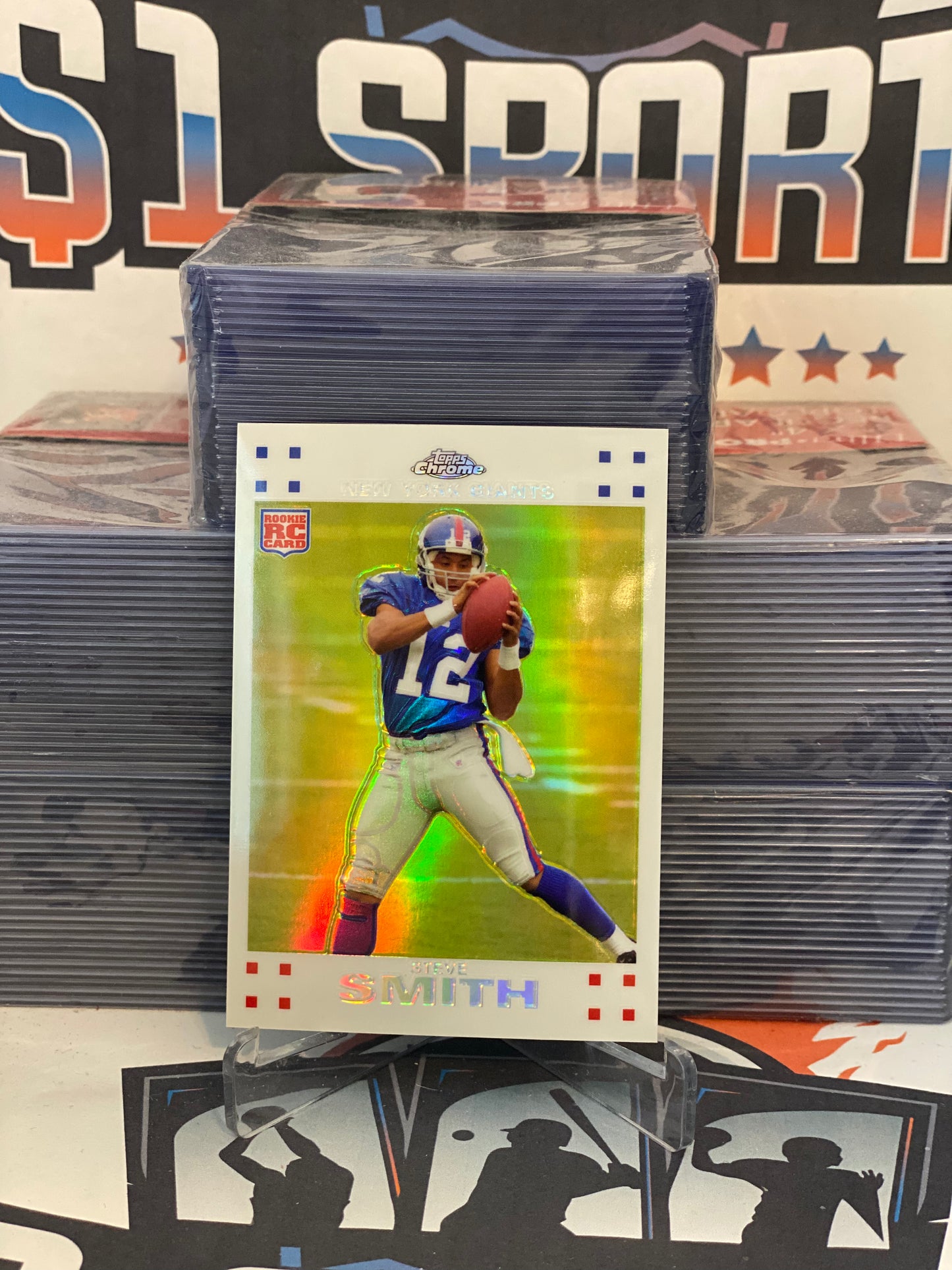 2007 Topps Chrome (Refractor 701/869) Steve Smith Rookie #TC211