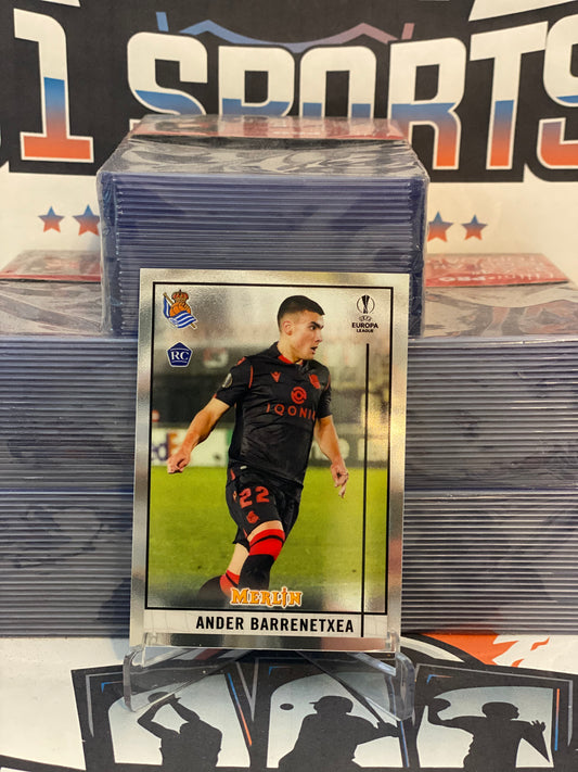 2020 Topps Merlin UEFA Champions League Ander Barrenetxea Rookie #36