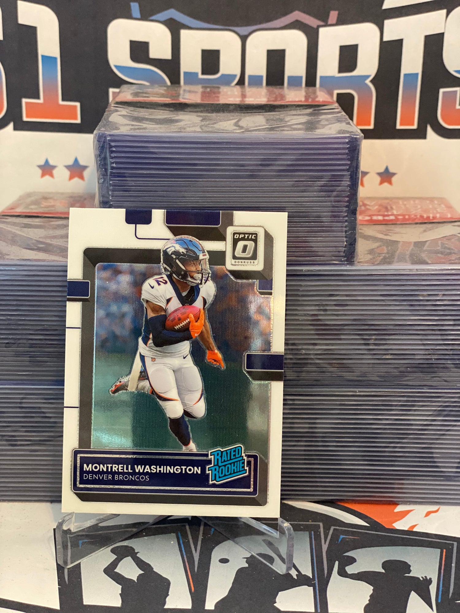 2022 Donruss Optic (Rated Rookie) Montrell Washington #295 – $1 Sports Cards