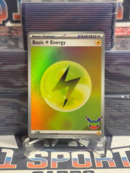 Pokemon TCG: 30th Celebration - Basic Lightning Energy (Holo) #12