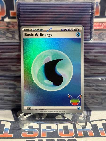 Pokemon TCG: 30th Celebration - Basic Water Energy (Holo) #11