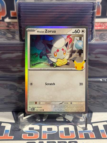 Pokemon TCG: 30th Celebration - Hisuian Zorua (Holo, Common) #122