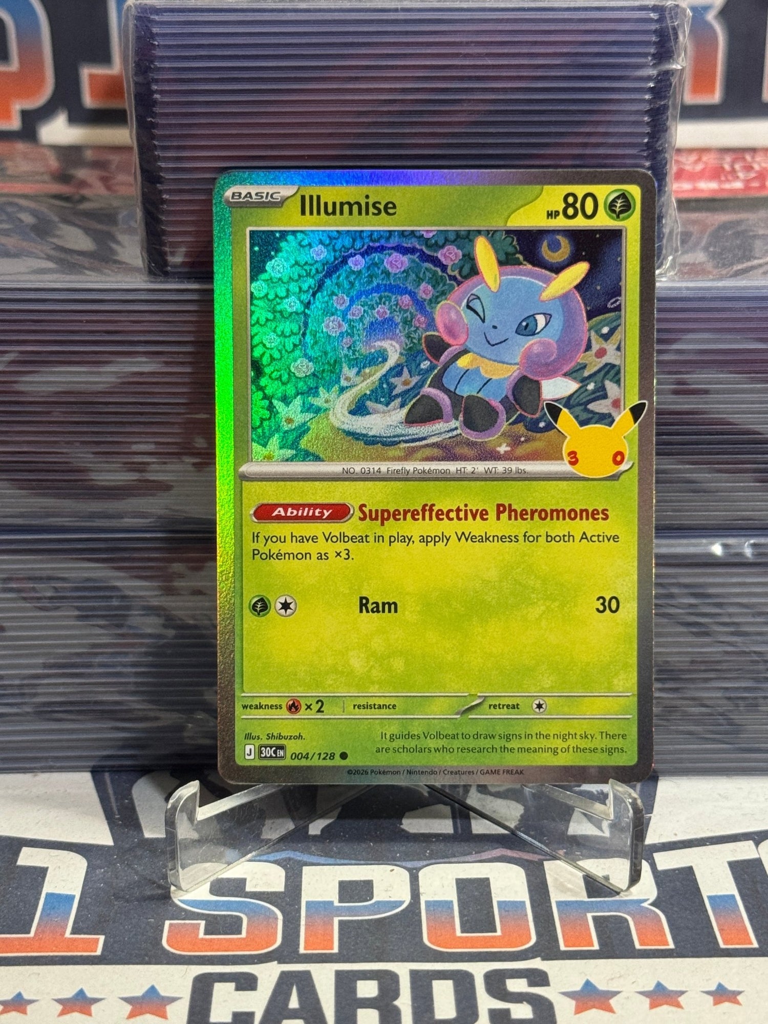 Pokemon TCG: 30th Celebration - Illumise (Holo, Common) 4