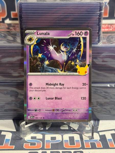 Pokemon TCG: 30th Celebration - Lunala (Holo, Rare) #80