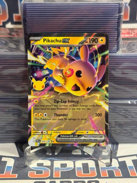 Pokemon TCG: 30th Celebration - Pikachu EX (Double Rare) #54