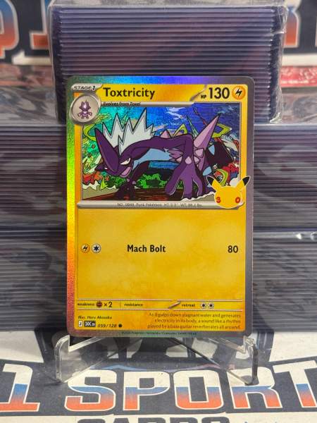 Pokemon TCG: 30th Celebration - Toxtricity (Holo, Common) #59