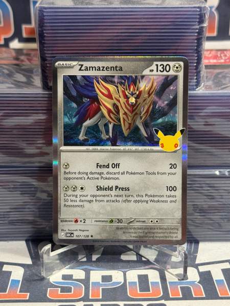 Pokemon TCG: 30th Celebration - Zamazenta (Holo, Rare) #107