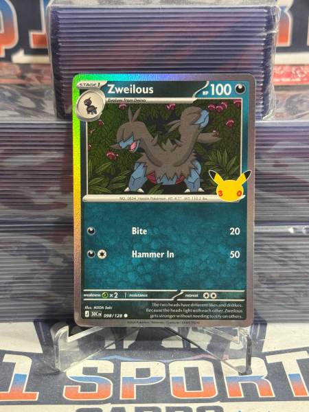 Pokemon TCG: 30th Celebration - Zweilous (Holo, Common) #98