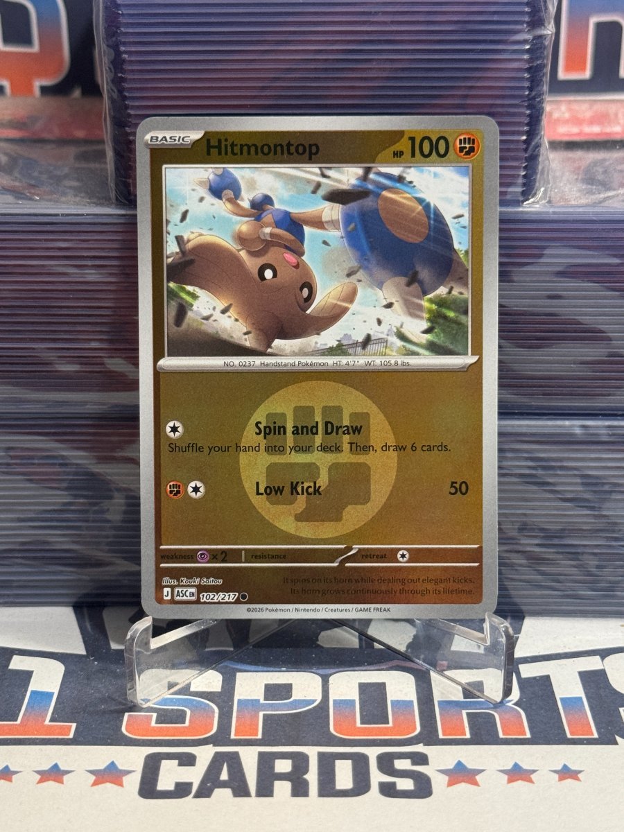 Pokemon TCG: Ascended Heroes - Hitmontop (Energy Symbol Pattern, Reverse Holo, Common) 102