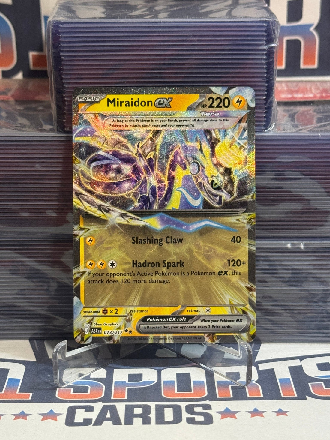 Pokemon TCG: Ascended Heroes - Miraidon EX (Double Rare) #73 – $1 ...