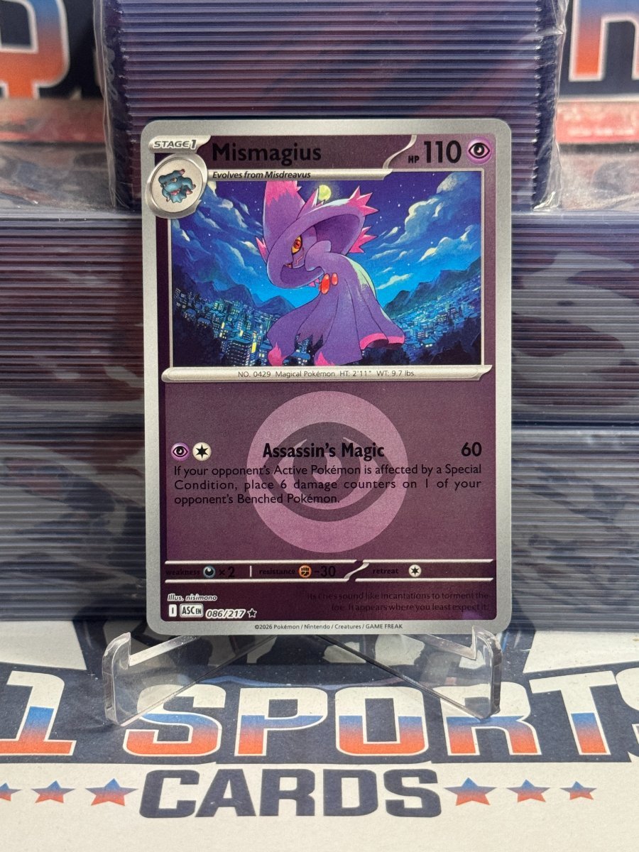 Pokemon TCG: Ascended Heroes - Mismagius (Energy Symbol Pattern, Reverse Holo, Rare) 82