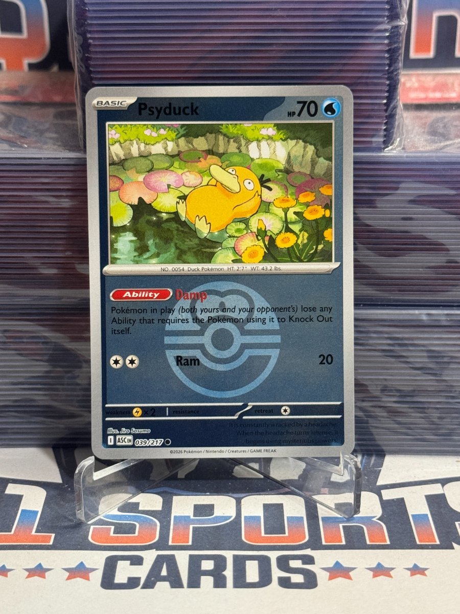 Pokemon TCG: Ascended Heroes - Psyduck (Love Ball Pattern, Reverse Holo, Common) 39