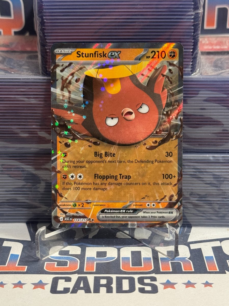 Pokemon TCG: Ascended Heroes - Stunfisk EX (Double Rare) 114