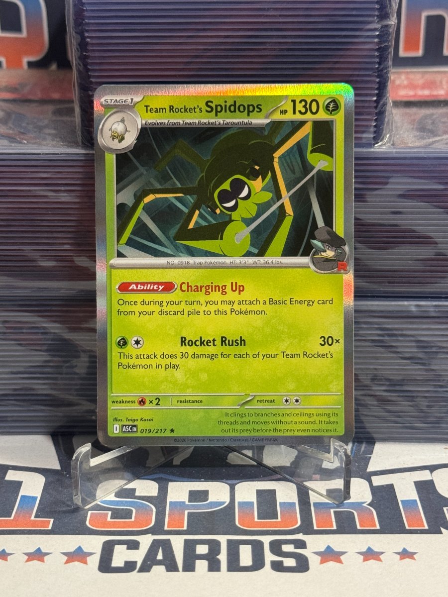 Pokemon TCG: Ascended Heroes - Team Rocket's Spidops (Holo, Rare) 19