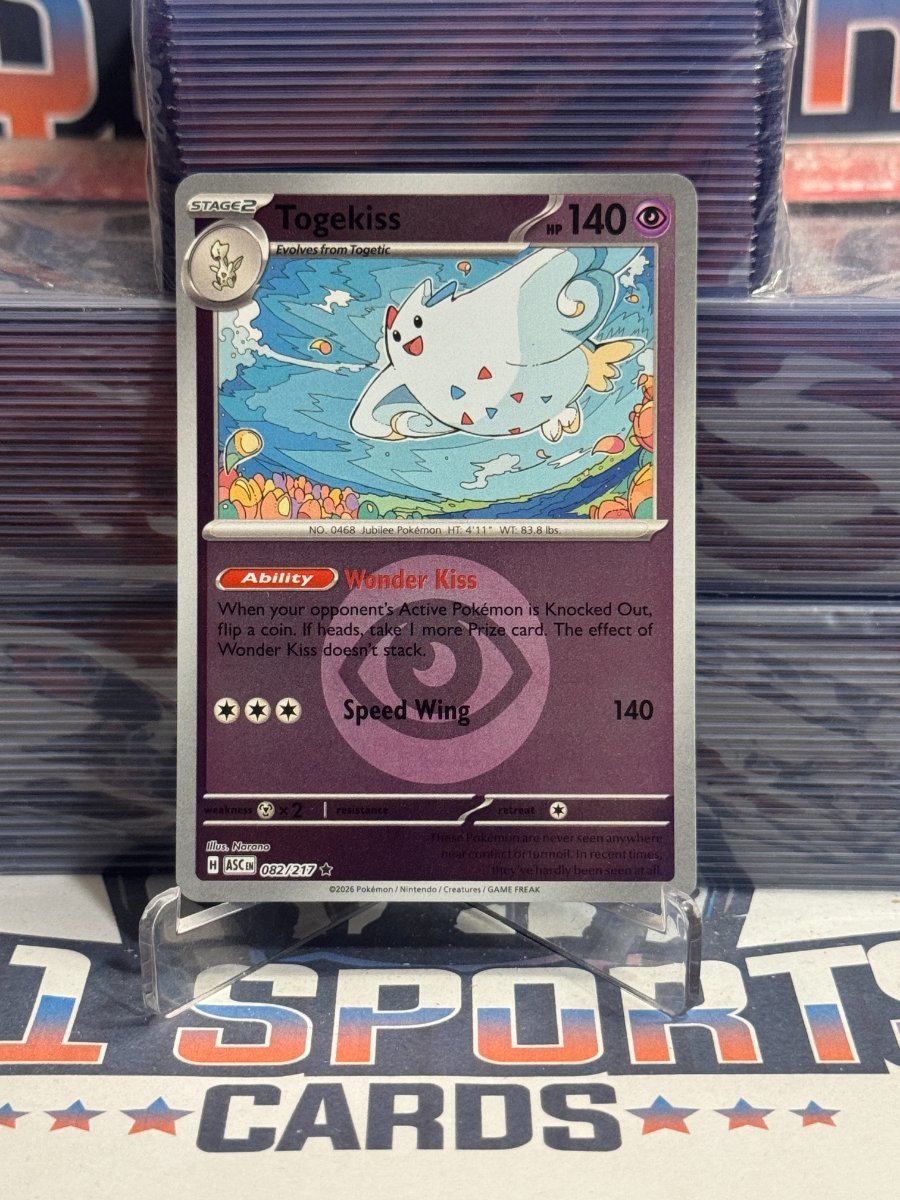Pokemon TCG: Ascended Heroes - Togekiss (Energy Symbol Pattern, Reverse Holo, Rare) 82