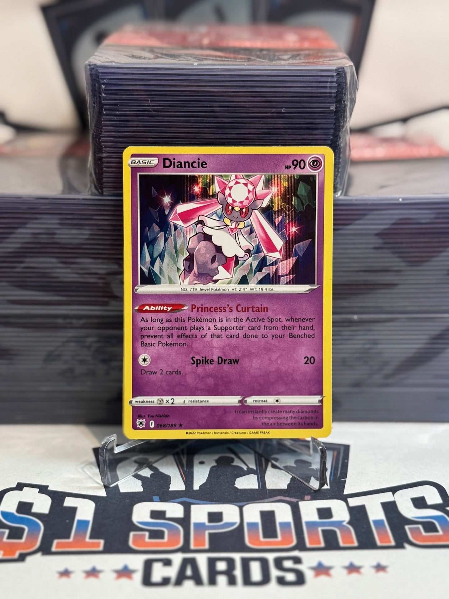 Pokemon TCG: Astral Radiance - Diancie (Holo, Rare) #68